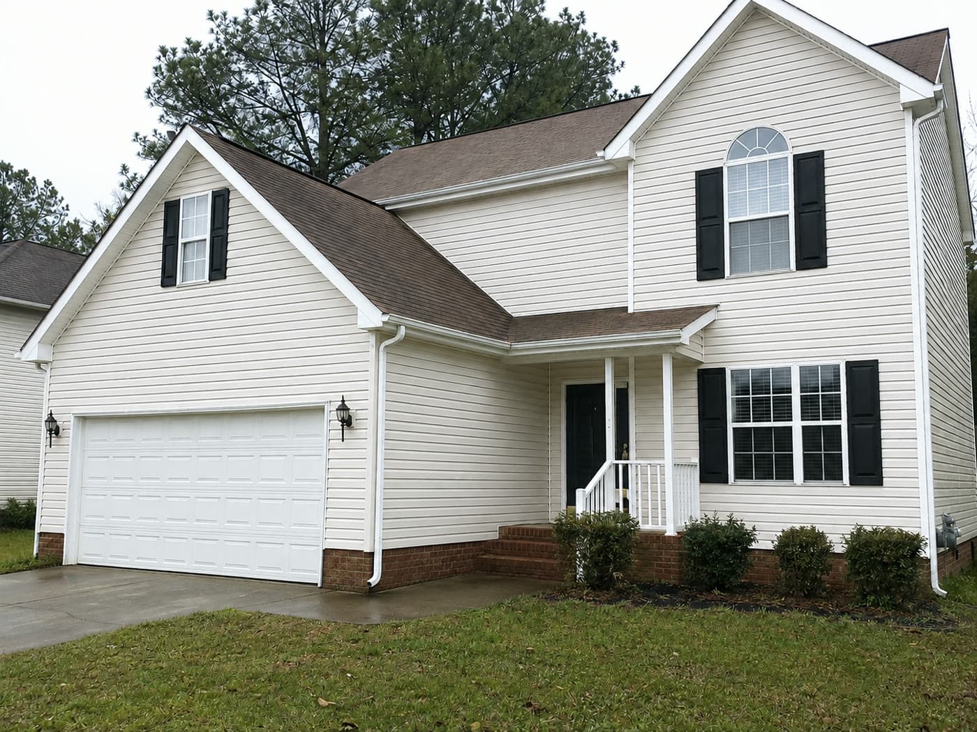 After: Soft Washing: Siding Algae Removal